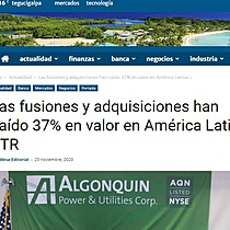 Las fusiones y adquisiciones han cado 37% en valor en Amrica Latina: TTR